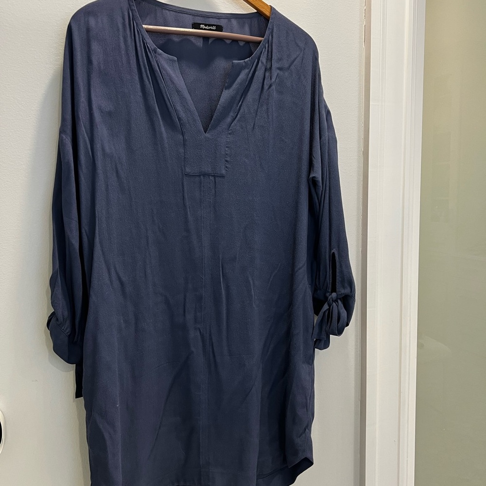 Madewell Slate Blue Dress M